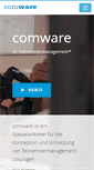 Mobile Screenshot of comware.de